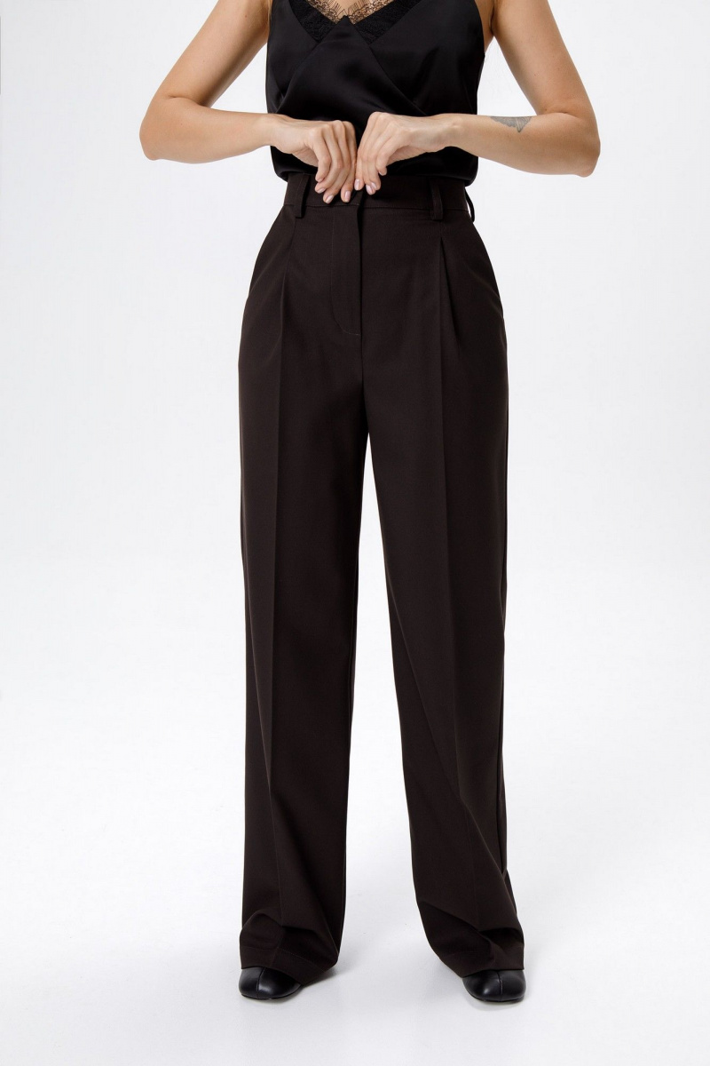 Брючный костюм PiRS 6311 коричневый