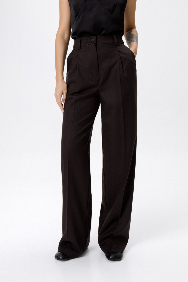 Брючный костюм PiRS 6311 коричневый