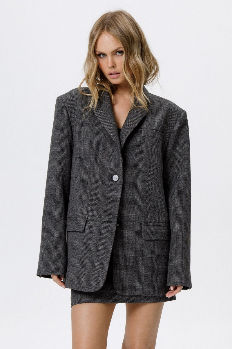 Юбочный костюм PiRS 6320 серый