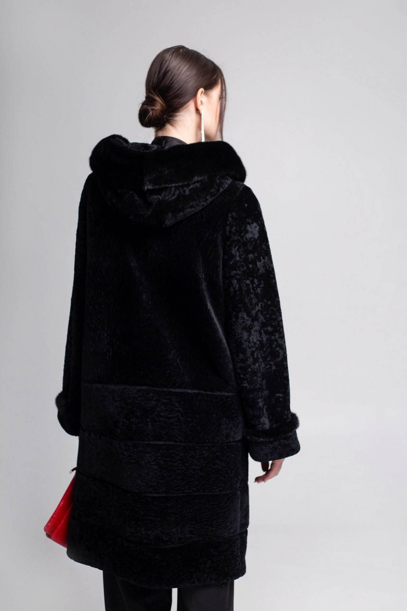 Шубы и дублёнки Мехофф Линия19.12-52 черный