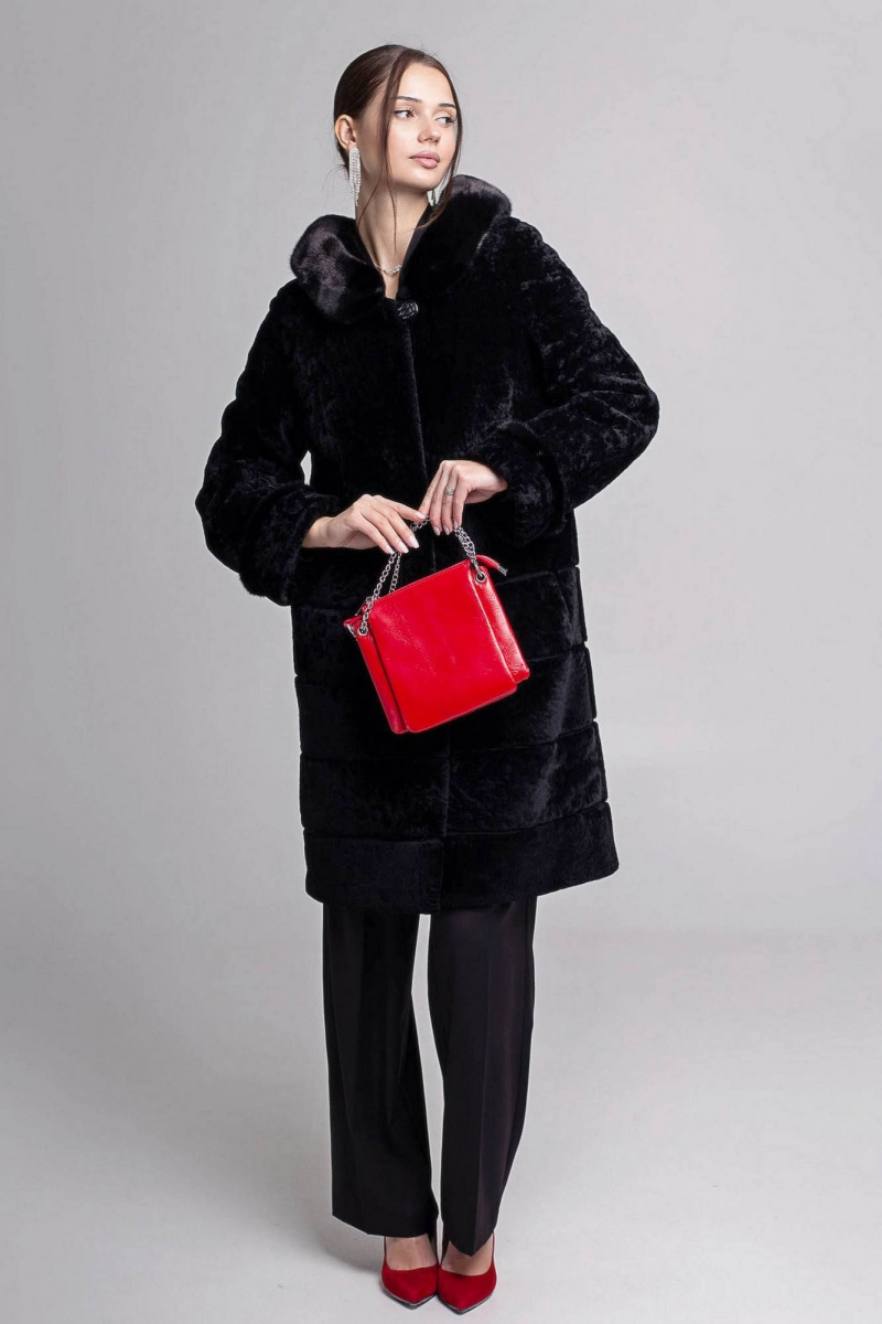 Шубы и дублёнки Мехофф Линия19.12-52 черный