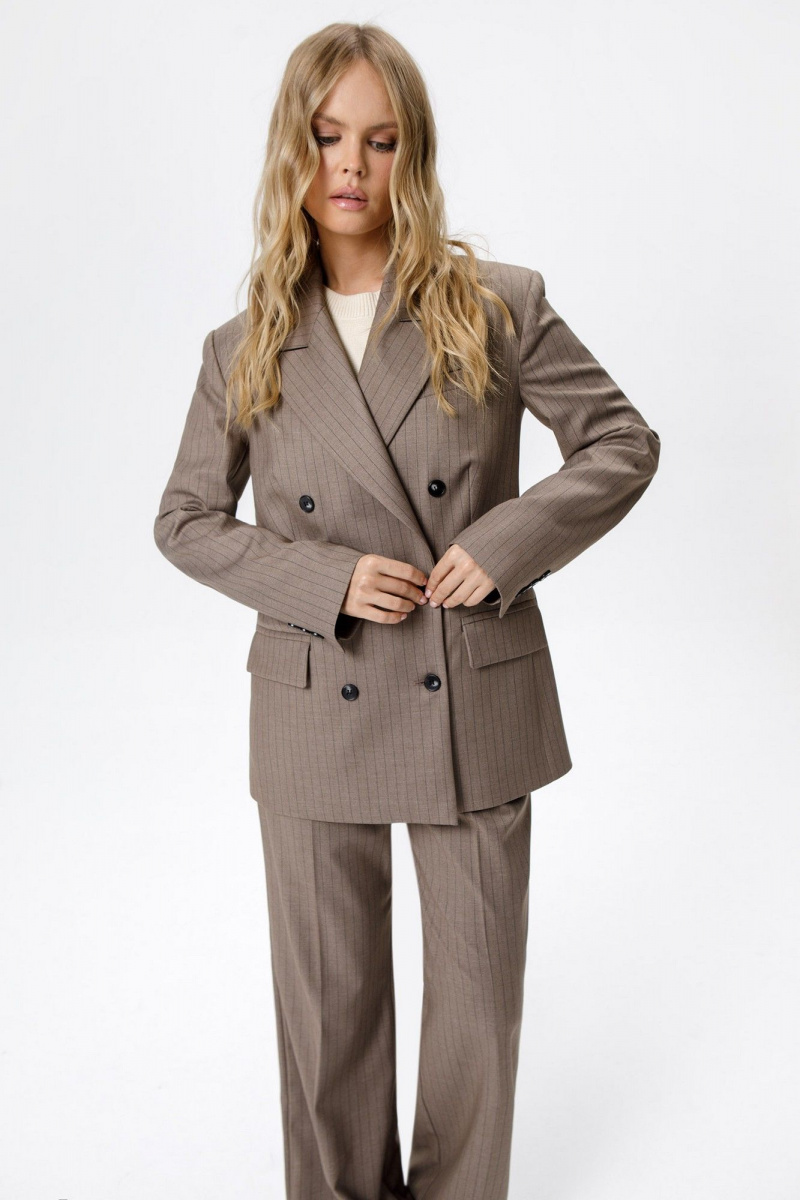 Брючный костюм PiRS 6333 бежевый