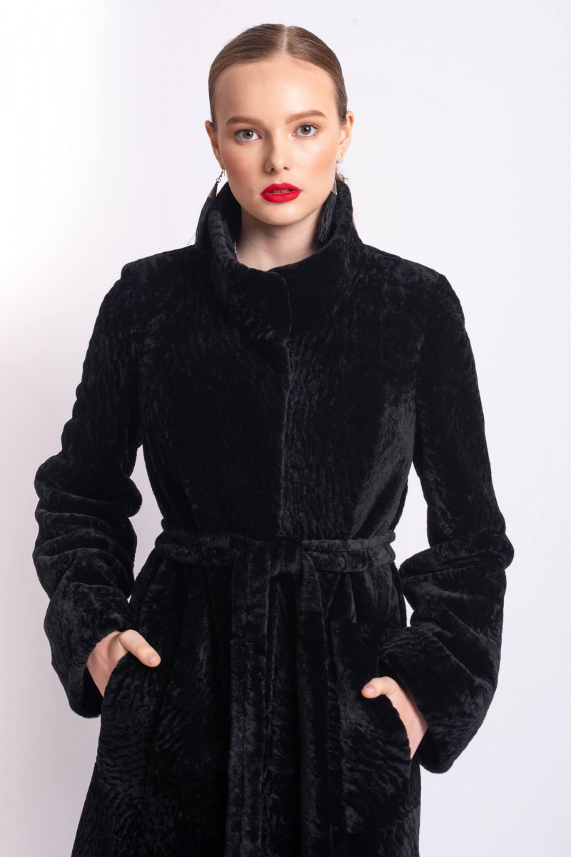 Шубы и дублёнки Мехофф Марго 110.12-10 черный