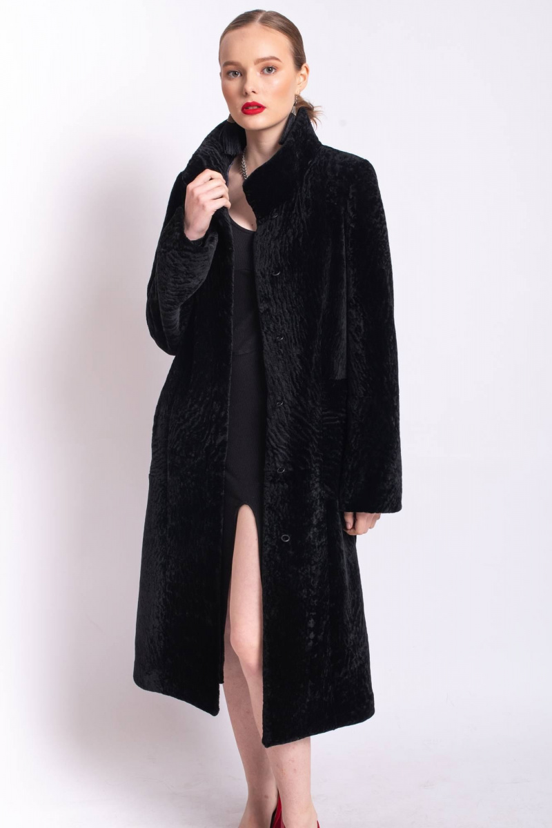 Шубы и дублёнки Мехофф Марго 110.12-10 черный