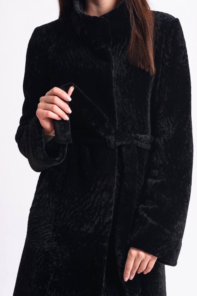 Шубы и дублёнки Мехофф Марго 110.12-10 черный