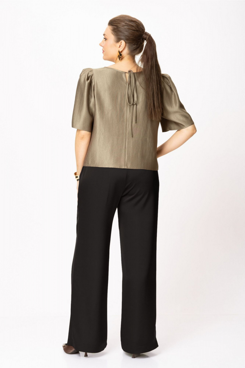 Брючный комплект Bonna Image 1013/1 бежевый-черный