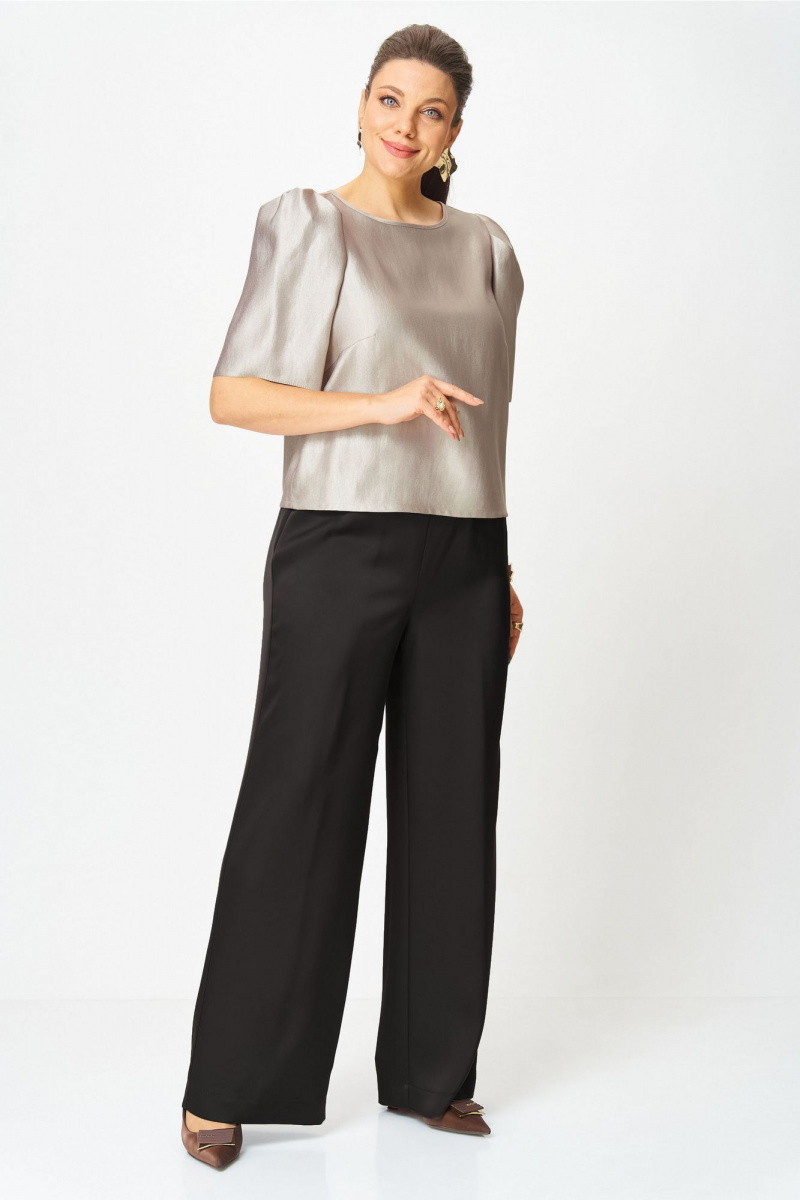 Брючный комплект Bonna Image 1013/2 молочный-черный