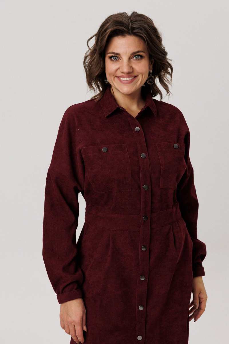 Платья Anelli 1727 винный_аморант