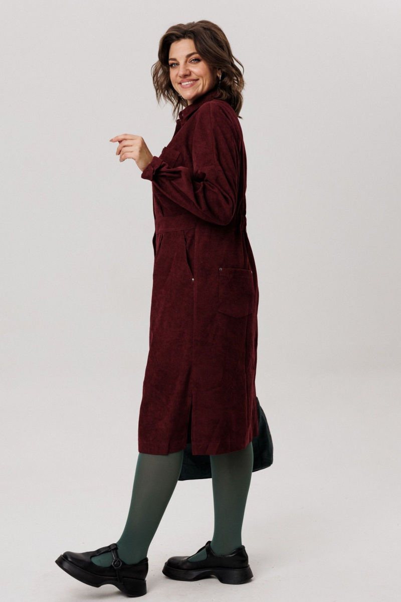 Платья Anelli 1727 винный_аморант