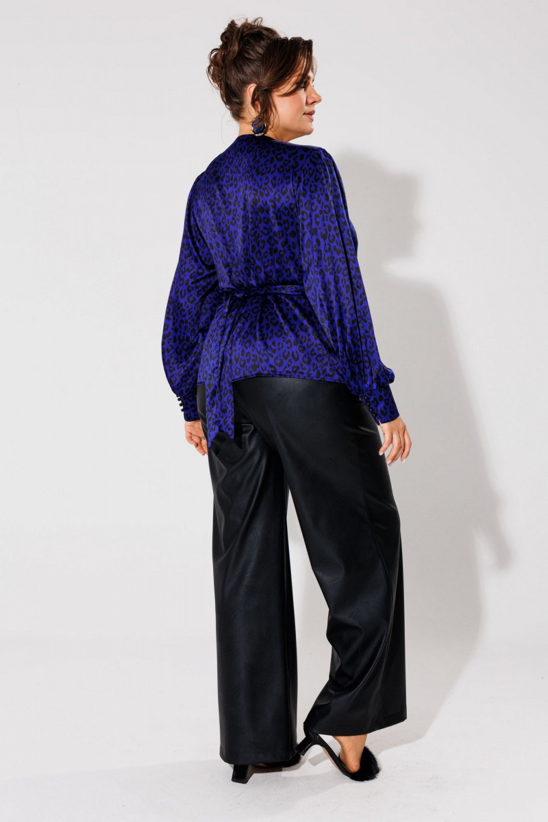 Блузы Anelli 1735 индиго_лео