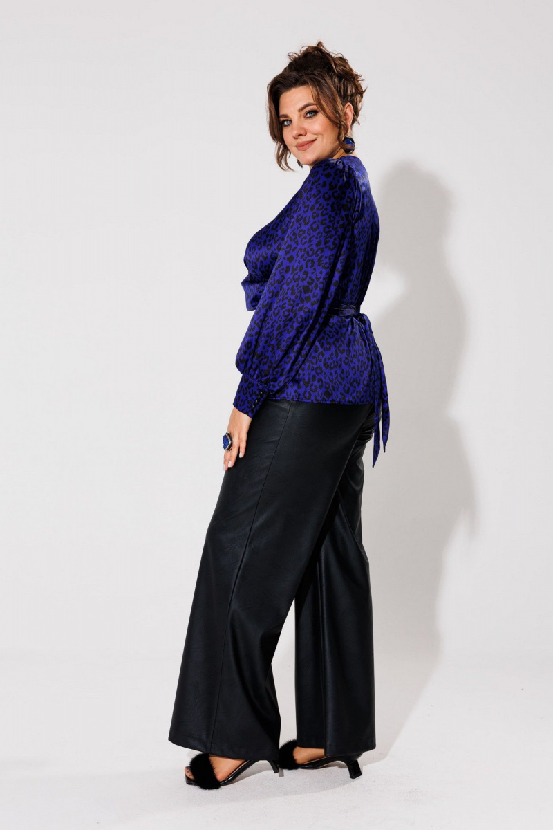 Блузы Anelli 1735 индиго_лео