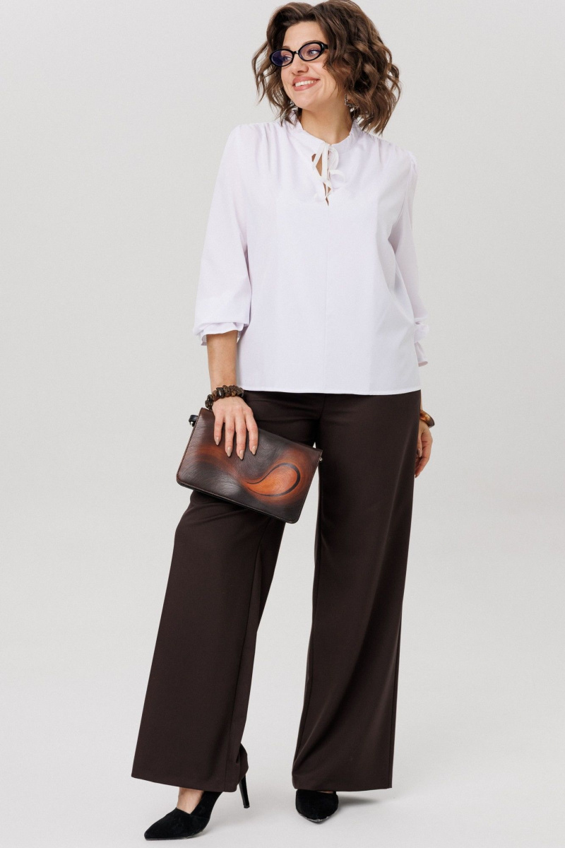 Брючный комплект Anelli 1501 блестящий_каштан