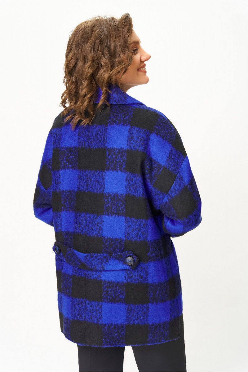 Жакеты DaLi 3583Л василёк с чёрным