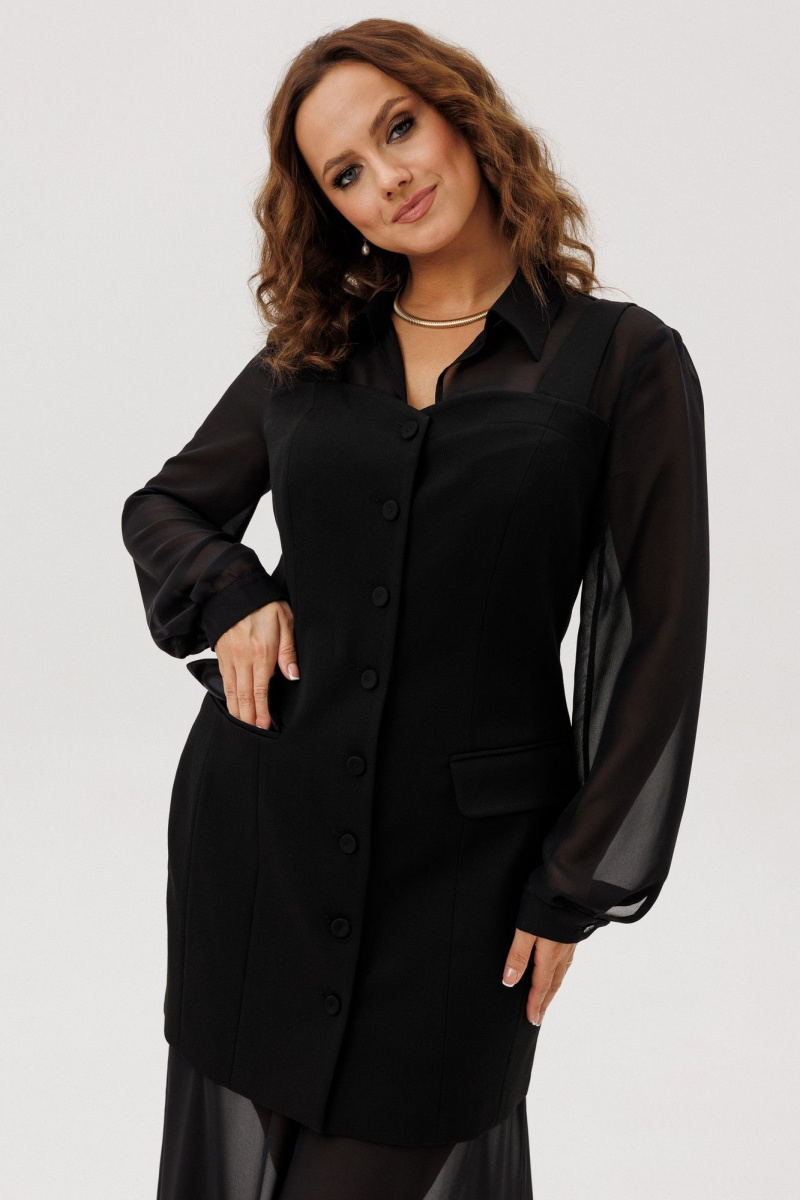 Брючный костюм ANIDEN 6116-1 черный