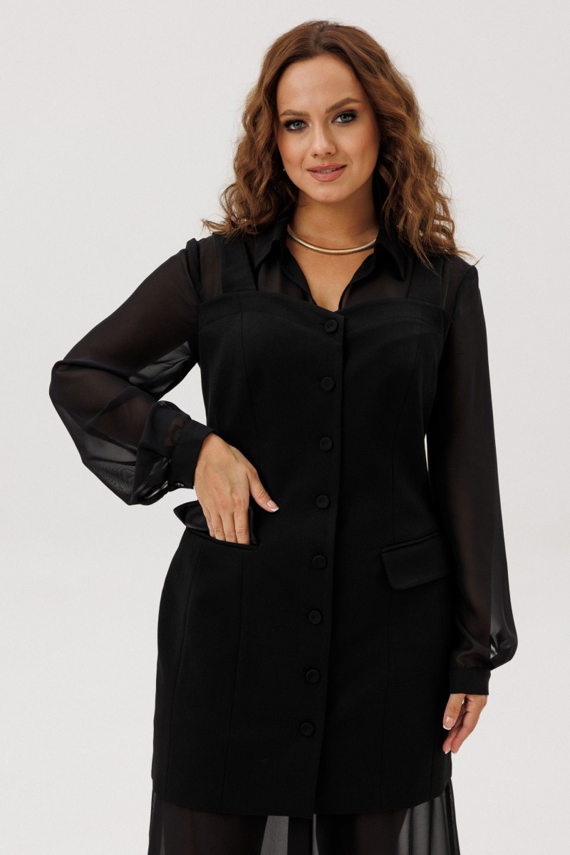 Брючный костюм ANIDEN 6116-1 черный