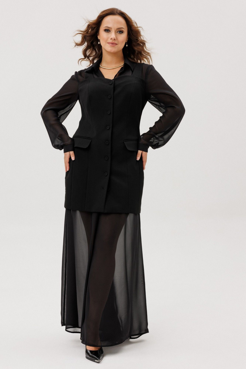 Брючный костюм ANIDEN 6116-1 черный