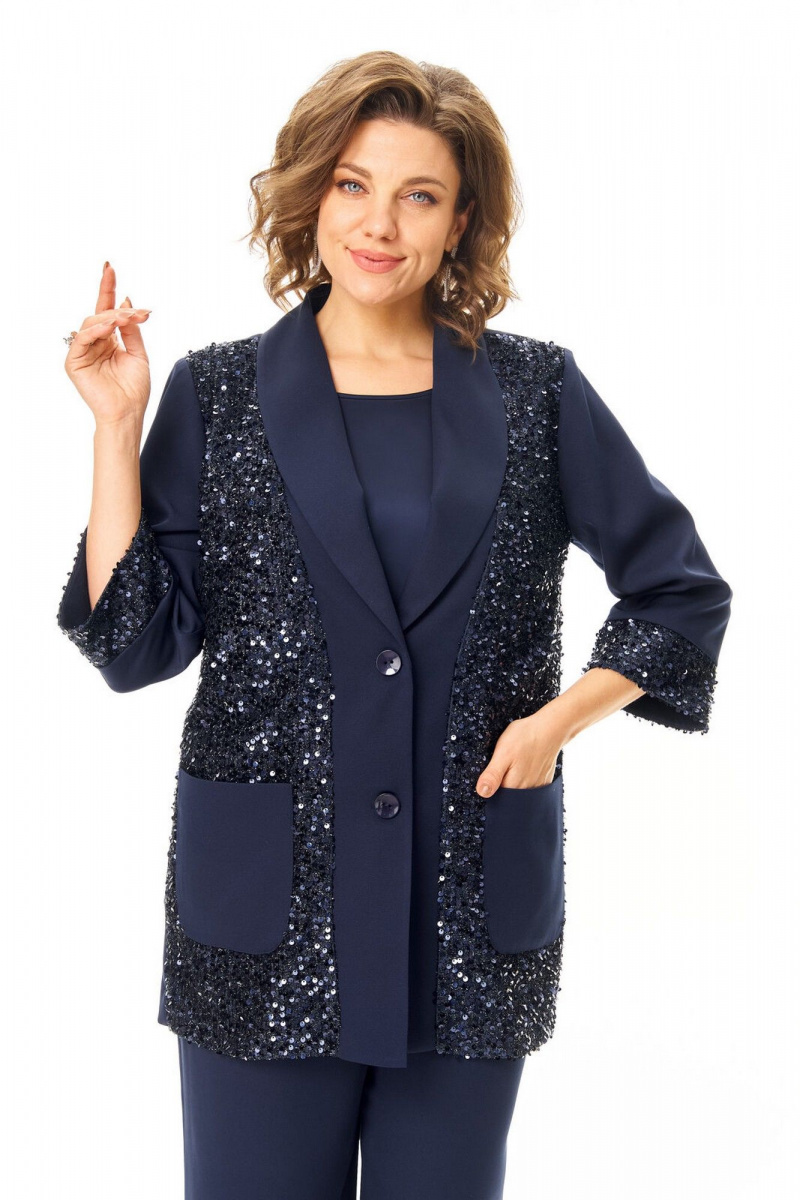 Брючный костюм VI ORO VR-1238 синий