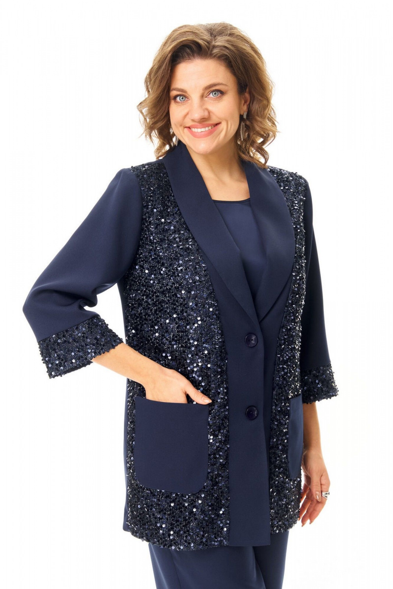 Брючный костюм VI ORO VR-1238 синий