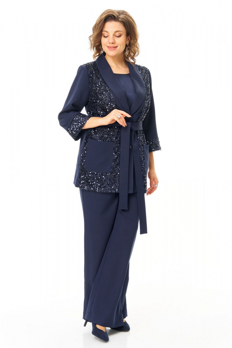 Брючный костюм VI ORO VR-1238 синий