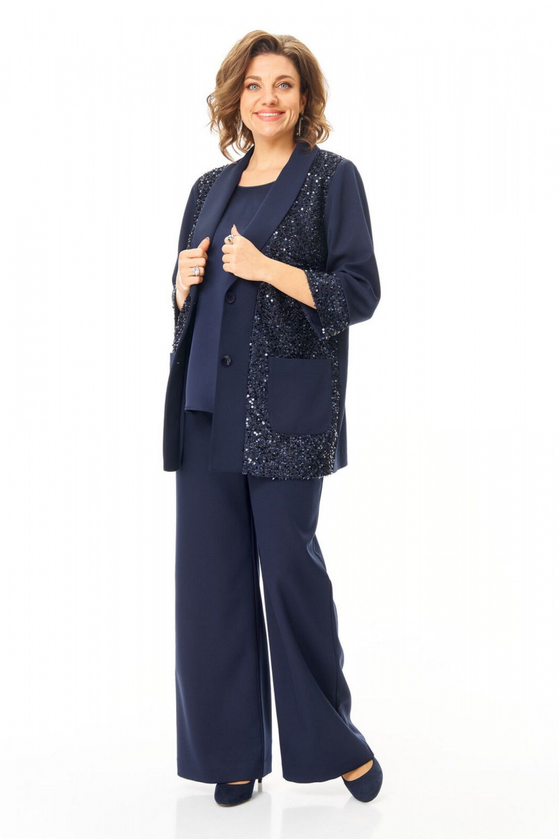 Брючный костюм VI ORO VR-1238 синий