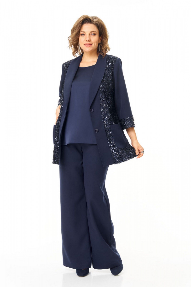 Брючный костюм VI ORO VR-1238 синий