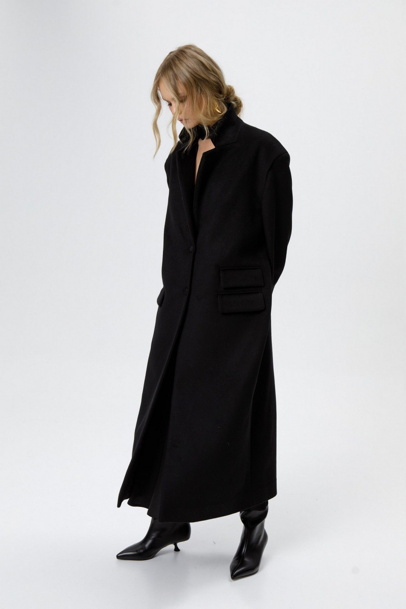 Женское пальто PiRS 6255 черный