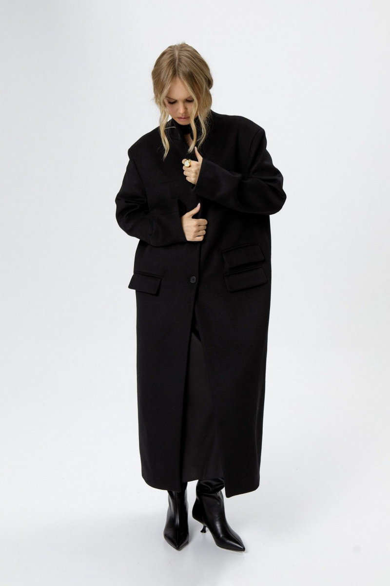 Женское пальто PiRS 6255 черный