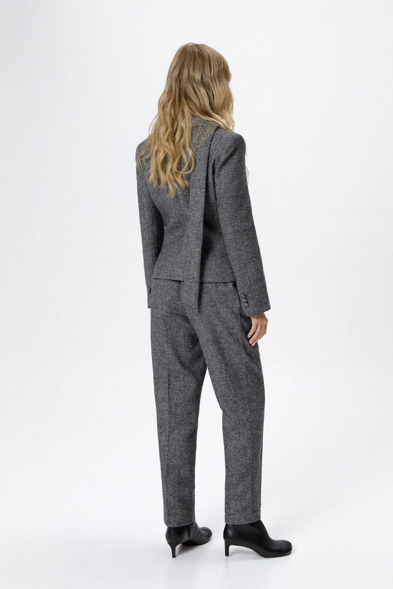 Брючный костюм PiRS 6295 серый_меланж