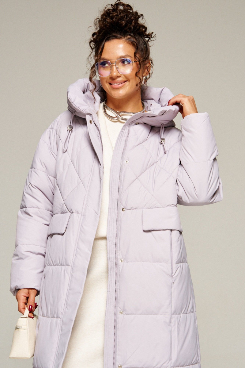 Женское пальто Beautiful&Free 8016 светло-серый