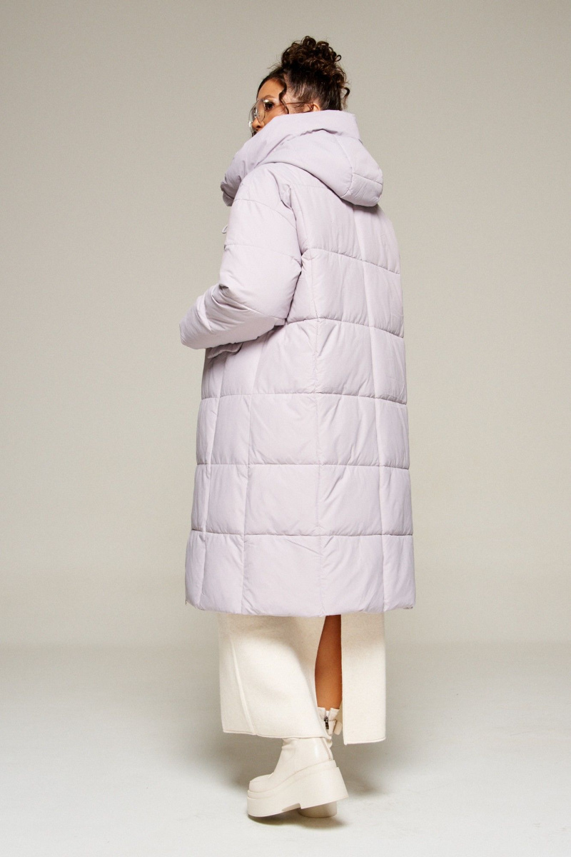 Женское пальто Beautiful&Free 8016 светло-серый