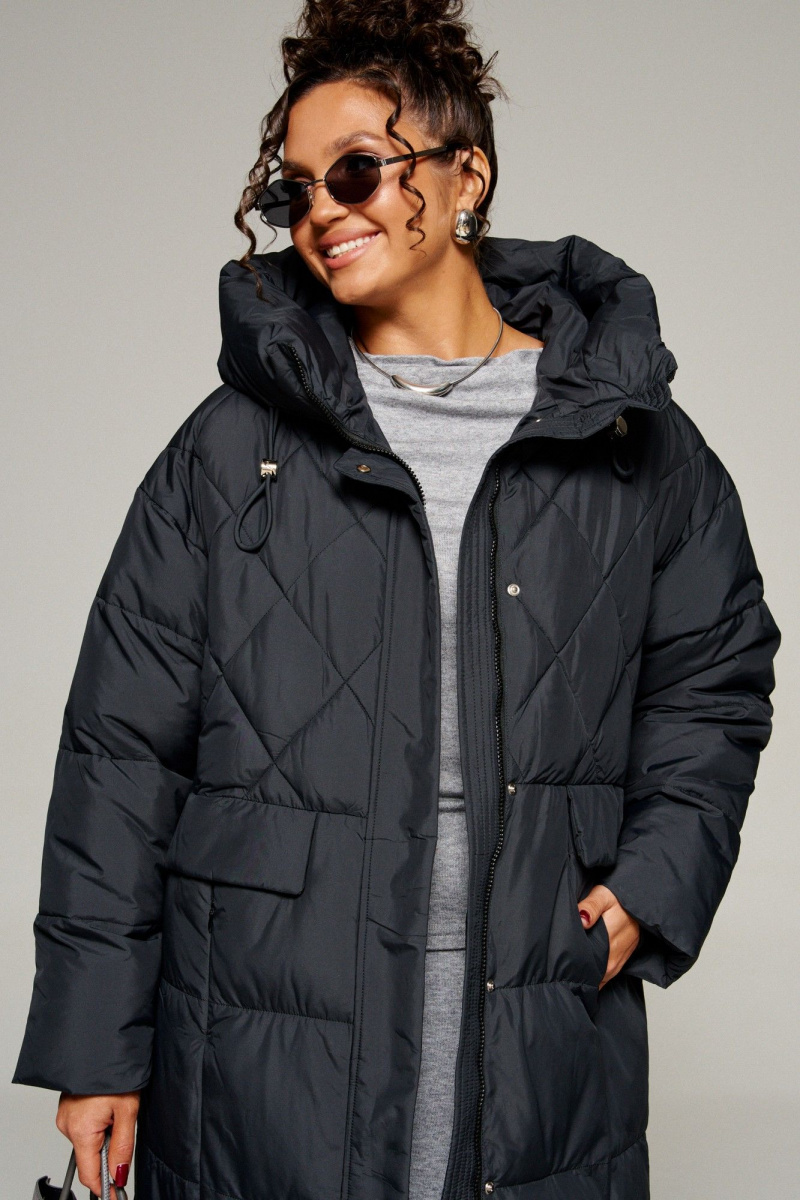 Женское пальто Beautiful&Free 8016 черный