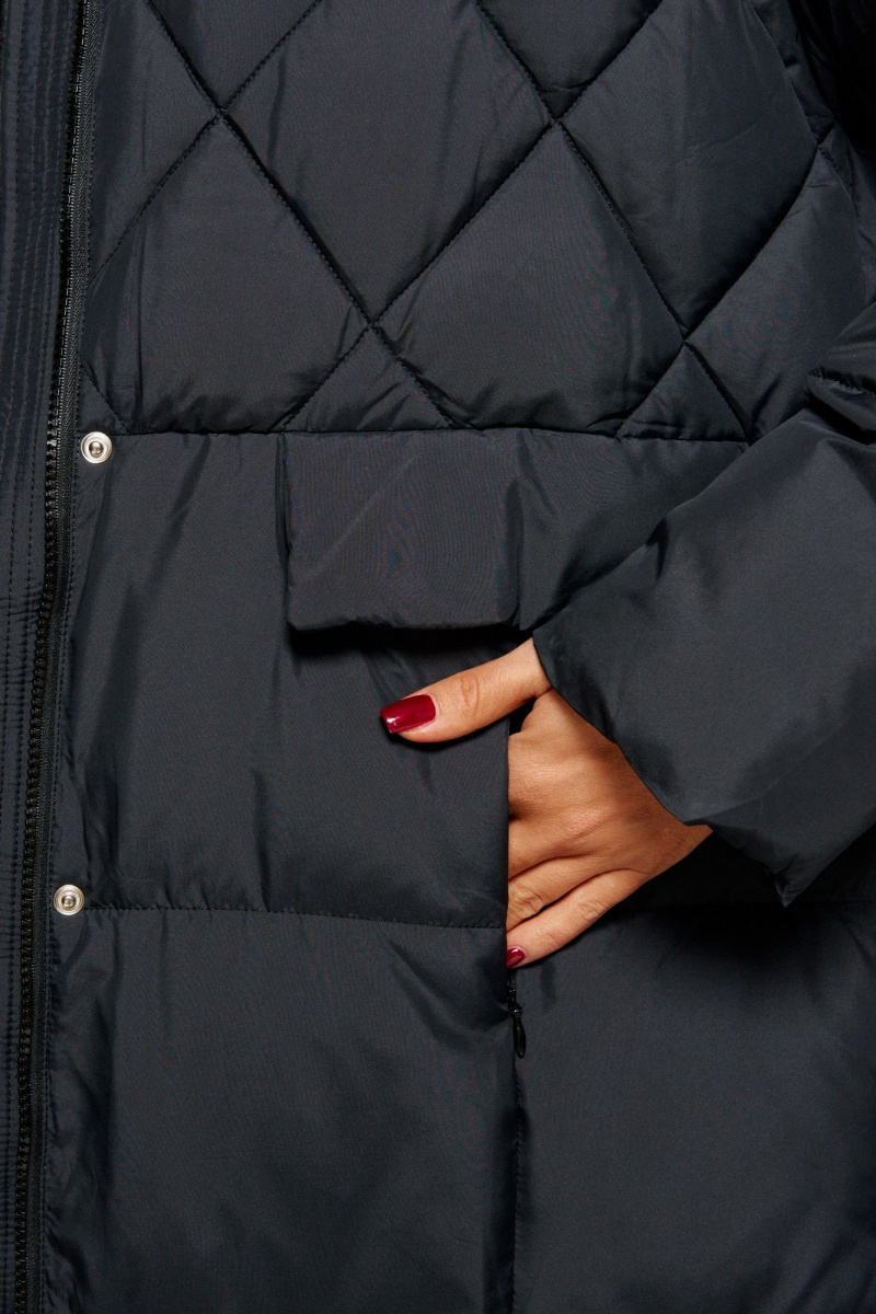 Женское пальто Beautiful&Free 8016 черный