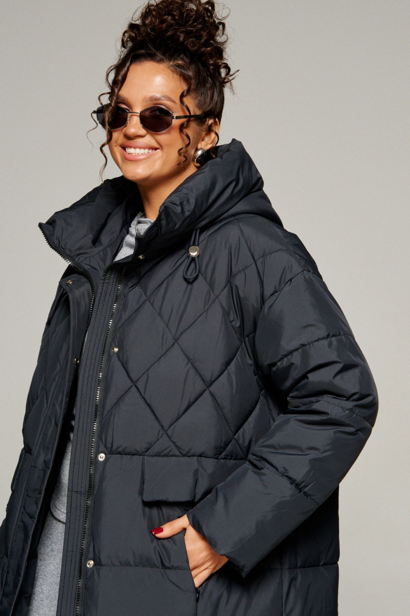 Женское пальто Beautiful&Free 8016 черный