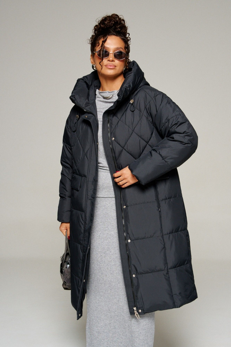 Женское пальто Beautiful&Free 8016 черный