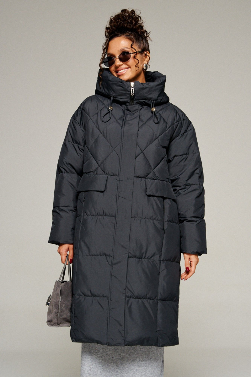 Женское пальто Beautiful&Free 8016 черный