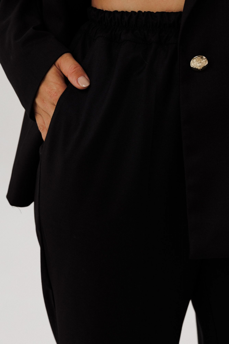 Брючный костюм OVERYOU М228 черный