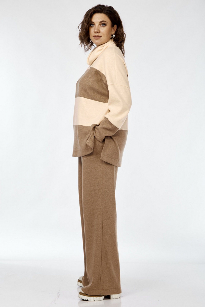 Брючный комплект Jurimex 3420 бежево-коричневый