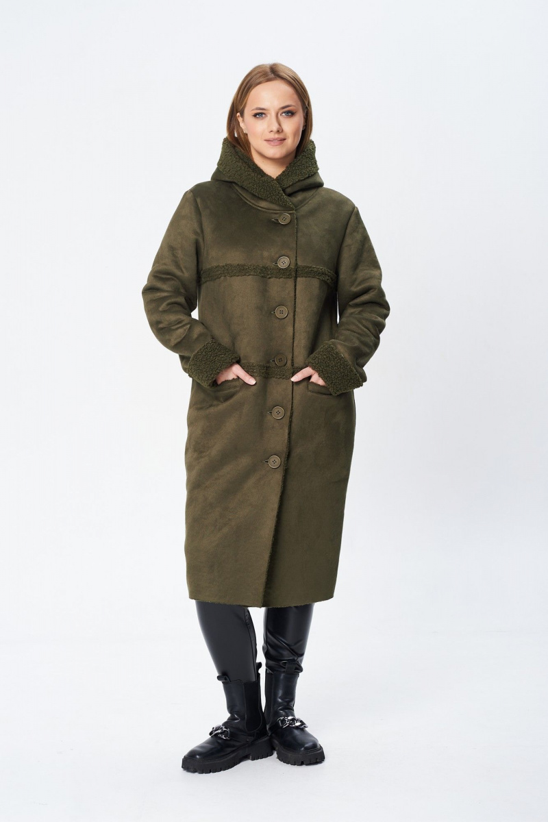 Женское пальто Диомант 1939 олива