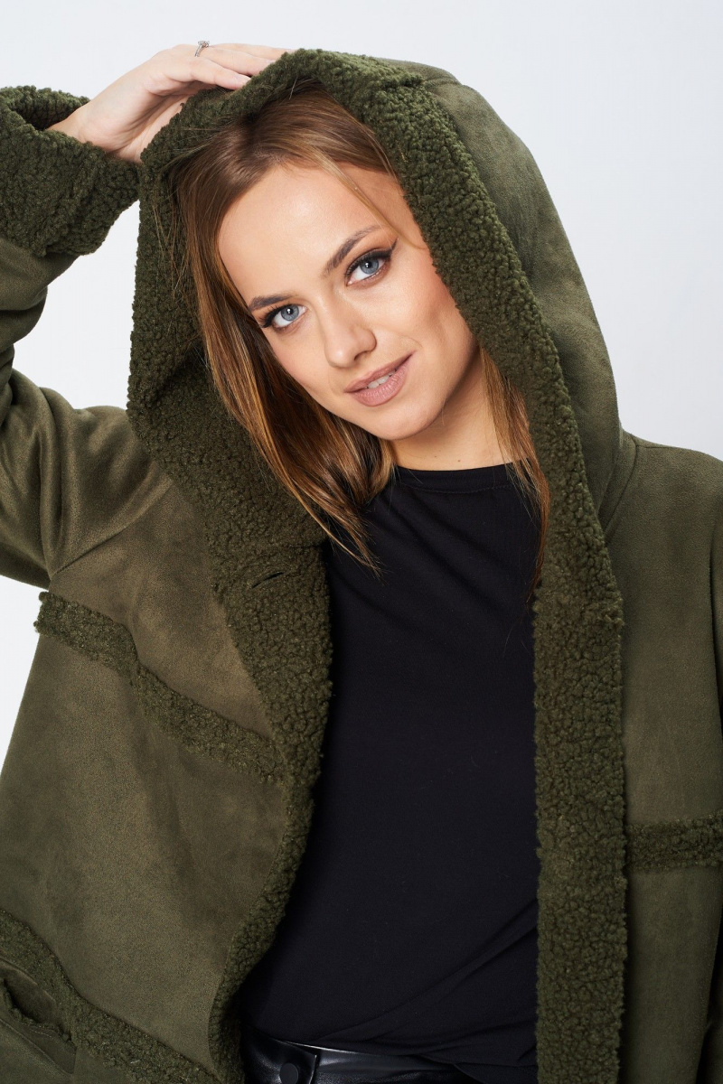 Женское пальто Диомант 1939 олива