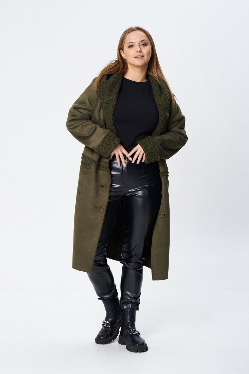 Женское пальто Диомант 1939 олива