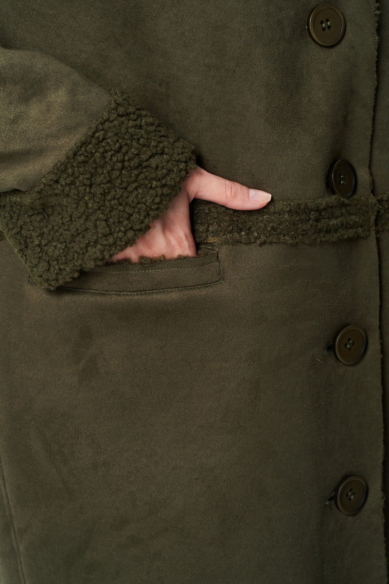 Женское пальто Диомант 1939 олива