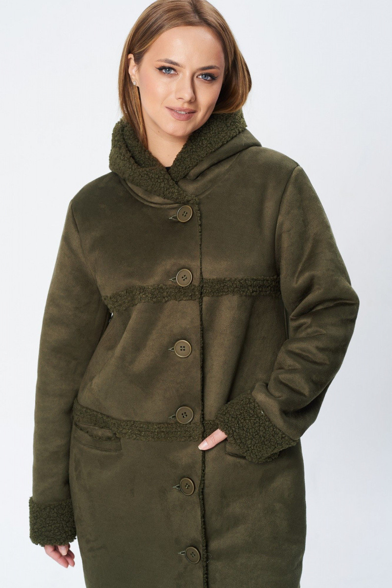 Женское пальто Диомант 1939 олива