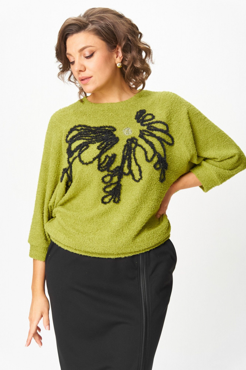 Юбочный комплект Michel chic 1407 салатовый,черный