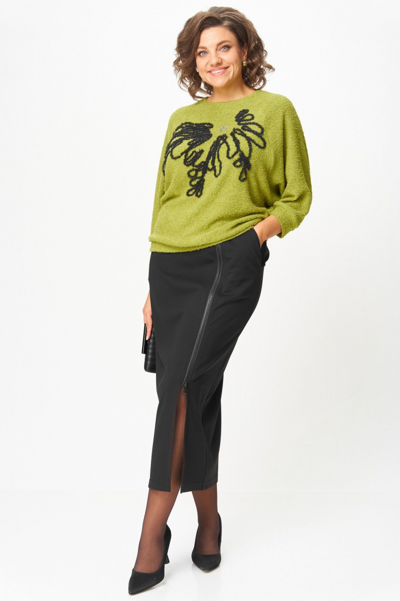 Юбочный комплект Michel chic 1407 салатовый,черный