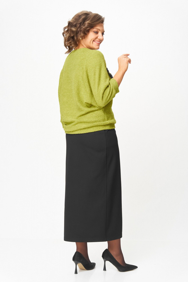 Юбочный комплект Michel chic 1407 салатовый,черный