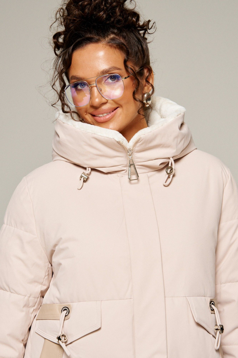 Женское пальто Beautiful&Free 8019 песочный