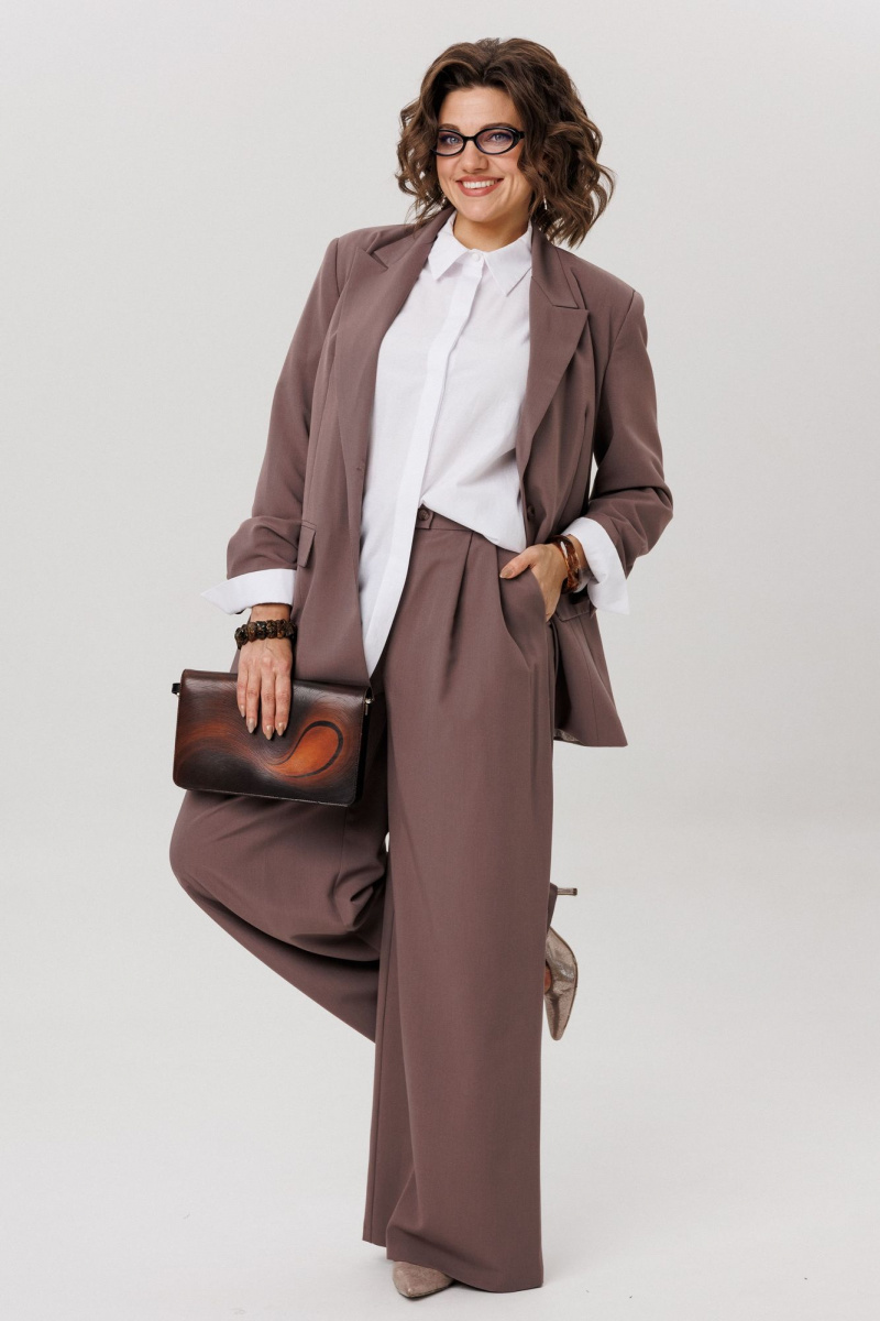 Брючный комплект Anelli 1742 масала_чай