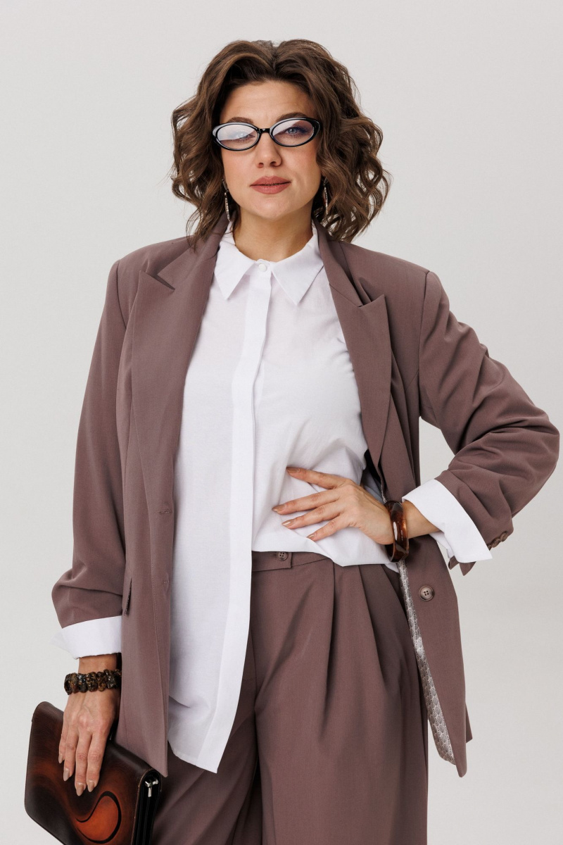 Брючный комплект Anelli 1742 масала_чай