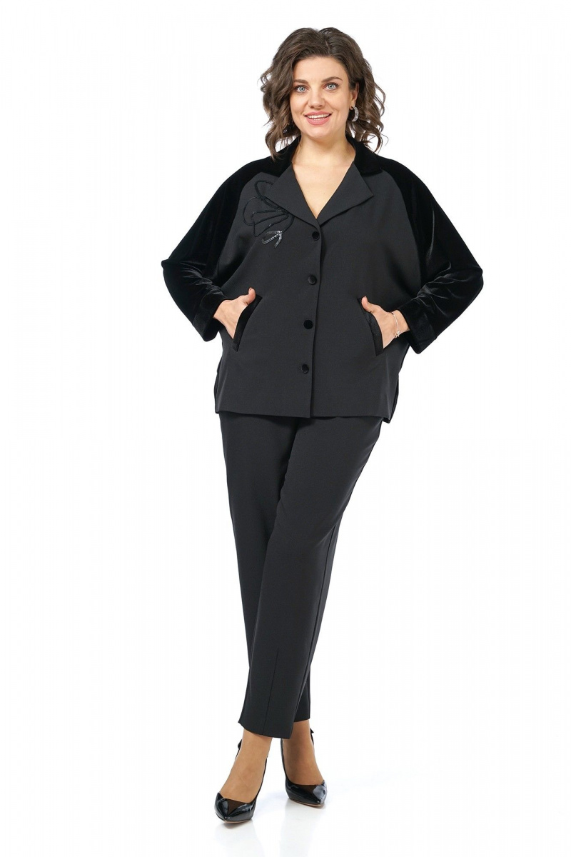 Брючный костюм Alani Collection 2466 черный