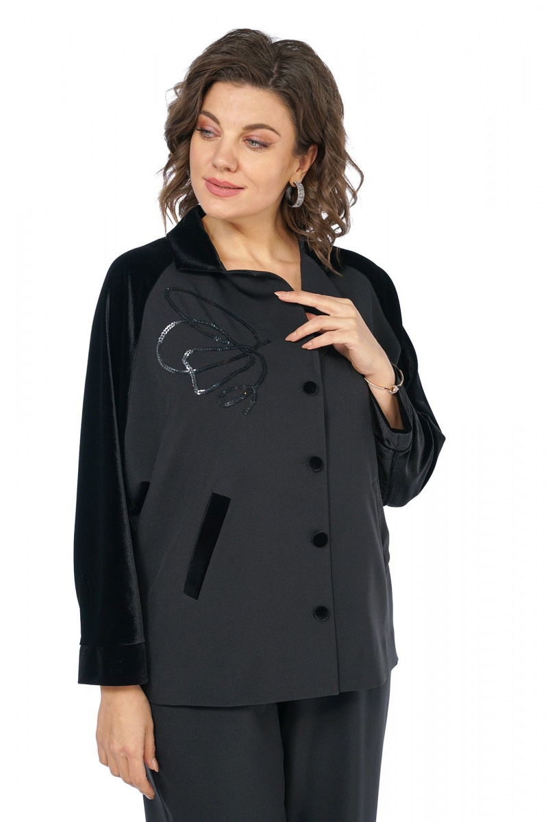 Брючный костюм Alani Collection 2466 черный